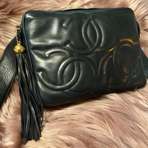 Rare Vintage Chanel Triple CC Crossbody Bag - Picture 3 of 16